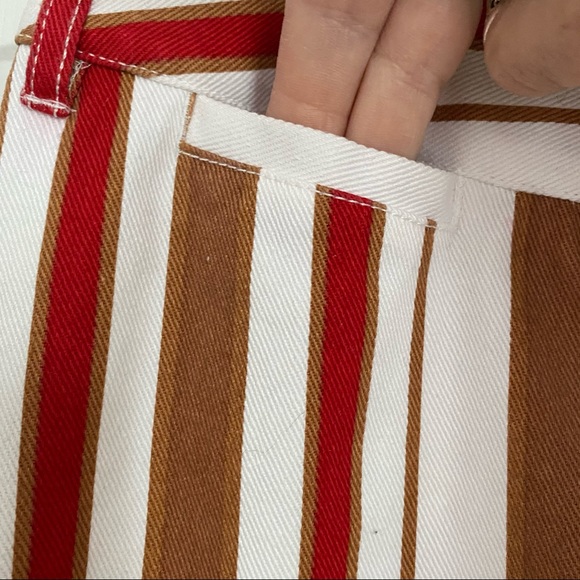 MISS TINA WHITE STRIPED DENIM PANTS - Picture 5 of 8